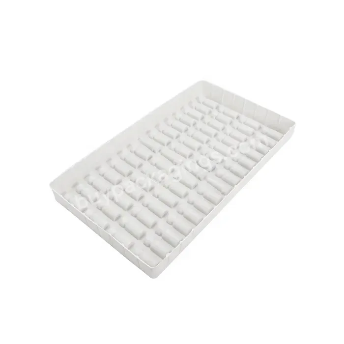 Customized Disposable Clear Pet Plastic Ampoule Tray Packaging Box For Cosmetic Ampoule Box