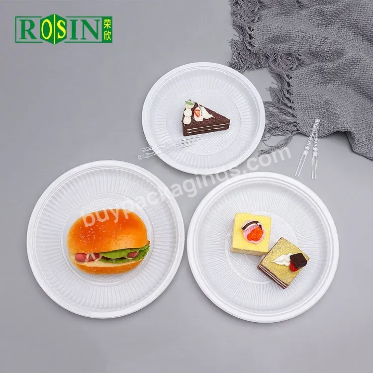 Customized Disposable Pp Plastic Plate Set,Tableware Packaging Tray For Dinner,Wedding Party Dishes