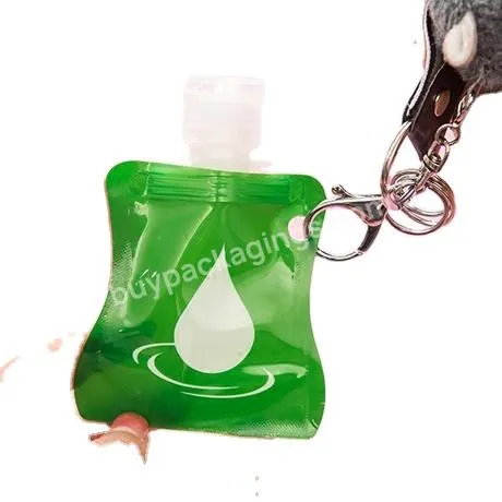 Customized Eco Friendly Clear Beverage Spout Pouch Plastic Liquid Juice Drink Packaging Cosmetic Sample Sachet Bag