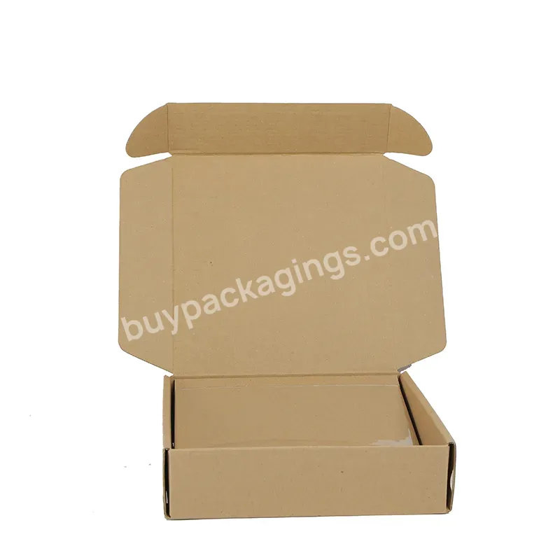 Customized Eco Friendly Matte Printing Corrugated Cardboard Carton Mailer Shipping Mail Packaging Paper Box