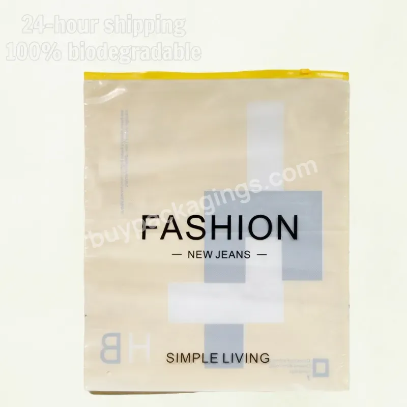 Customized Eco-friendly Printed Standing Clothes And Shoe Zipper Packaging Bags From Chinese Suppliers