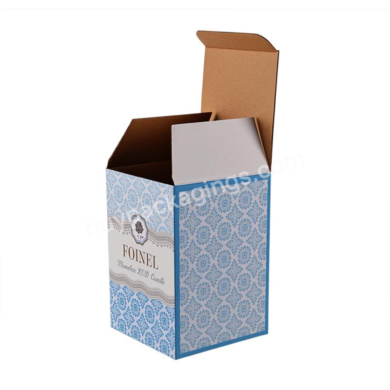 Customized Electronic Product Packaging Box Candle Lamp Packaging Color Boxes With Your Own Logo