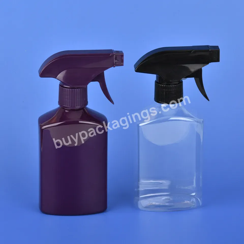 Customized Empty Plastic Spray Pump Bottle 300ml Liquid White Pet Hand Soap Pump Sprayer Bottle