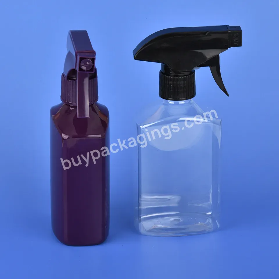 Customized Empty Plastic Spray Pump Bottle 300ml Liquid White Pet Hand Soap Pump Sprayer Bottle