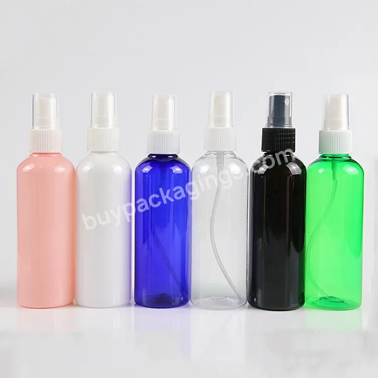 Customized Empty Transparent 1oz 50ml 80ml 100ml 120ml 150ml Cosmetic Packing Plastic Pet Spray Bottles