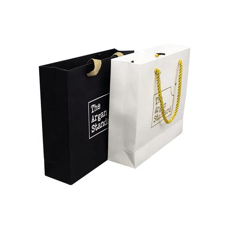 Customized fancy gift jewelry shop clothing store usage paper bags