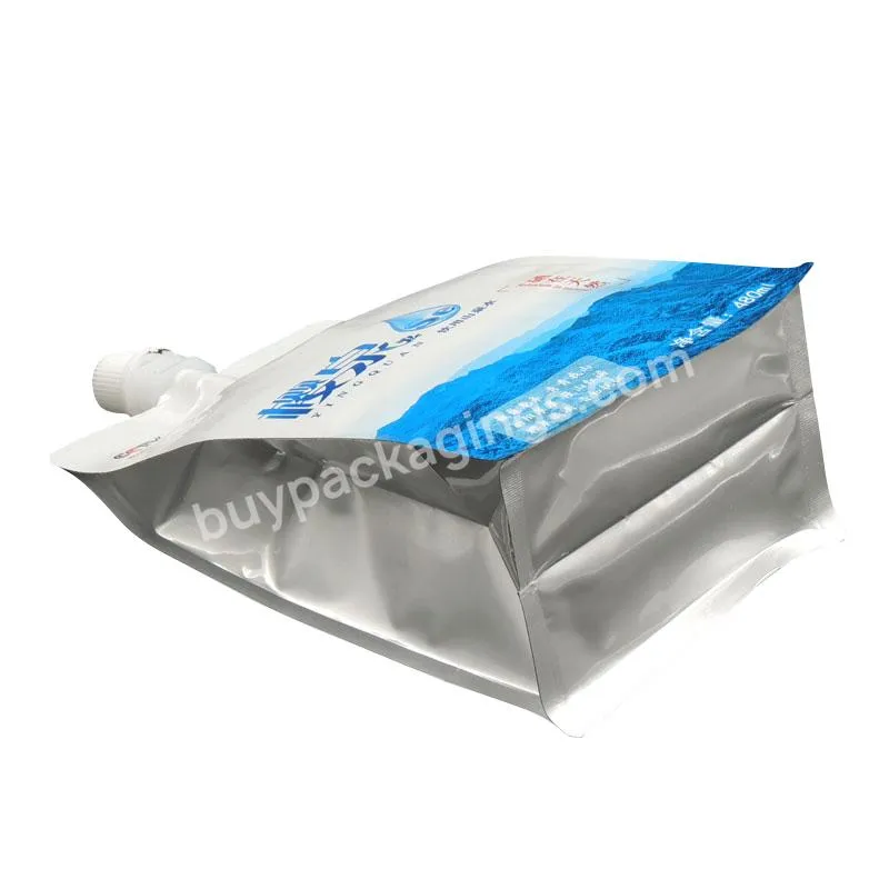 Customized Foil 32oz Eight Side Bag Liquid Resisting Sterilizer Retort Wholesale Drink And Fruit Juice Stand Up Spout Pouch