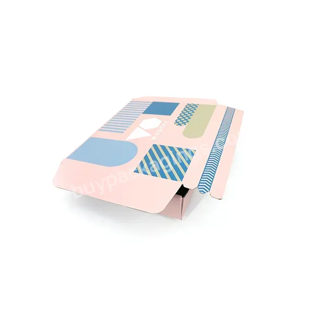 Customized Foldable Box Printed Mailer Shipping Box Apparel Gift Box For Costume Dress Pants Gift Package