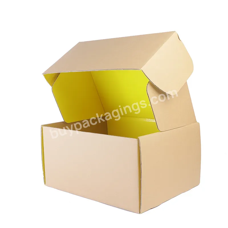 Customized Folding Type Corrugated Paper Box For Pants Paper Packaging