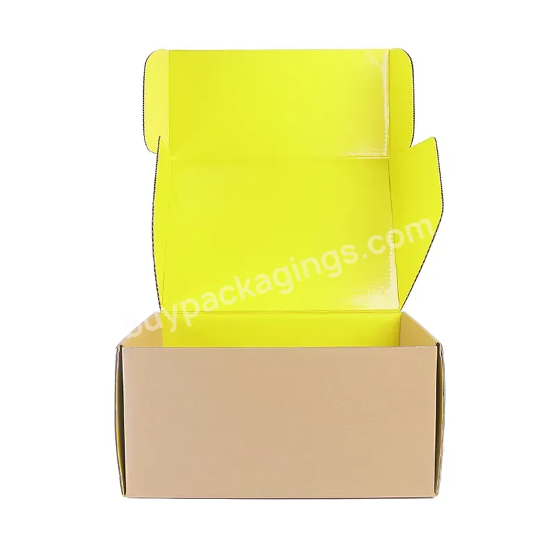 Customized Folding Type Corrugated Paper Box For Pants Paper Packaging