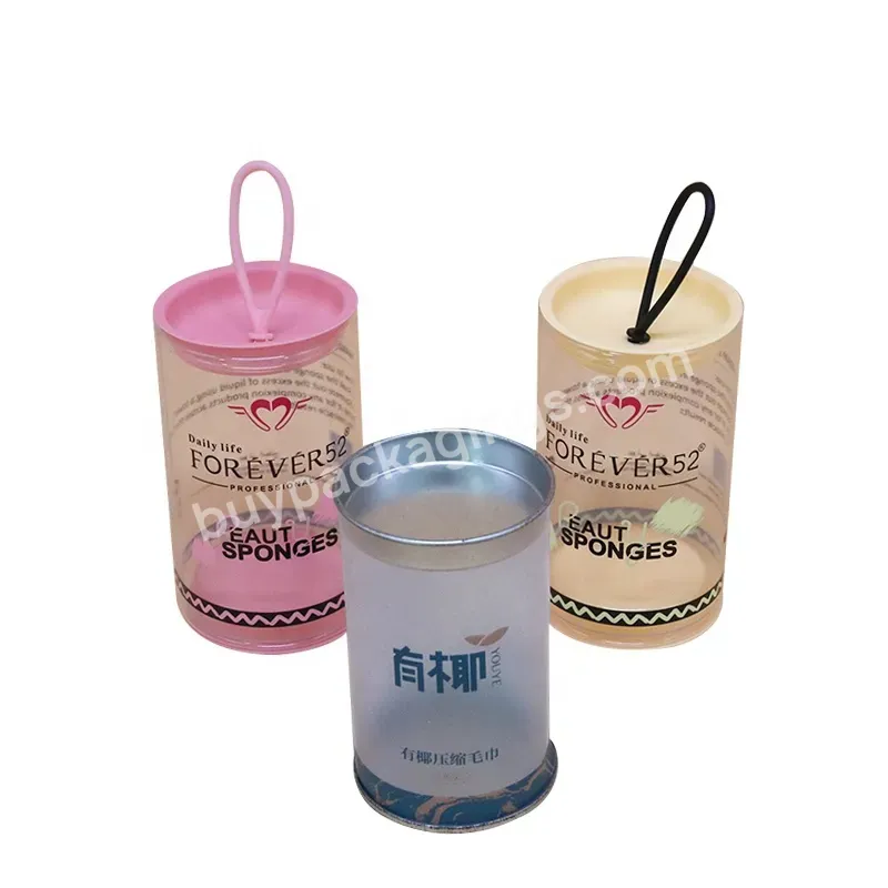 Customized Food Grade Clear Pvc Pet Pp Round Tube Plastic Cylinder Packaging Box For Dried Fruit Nut