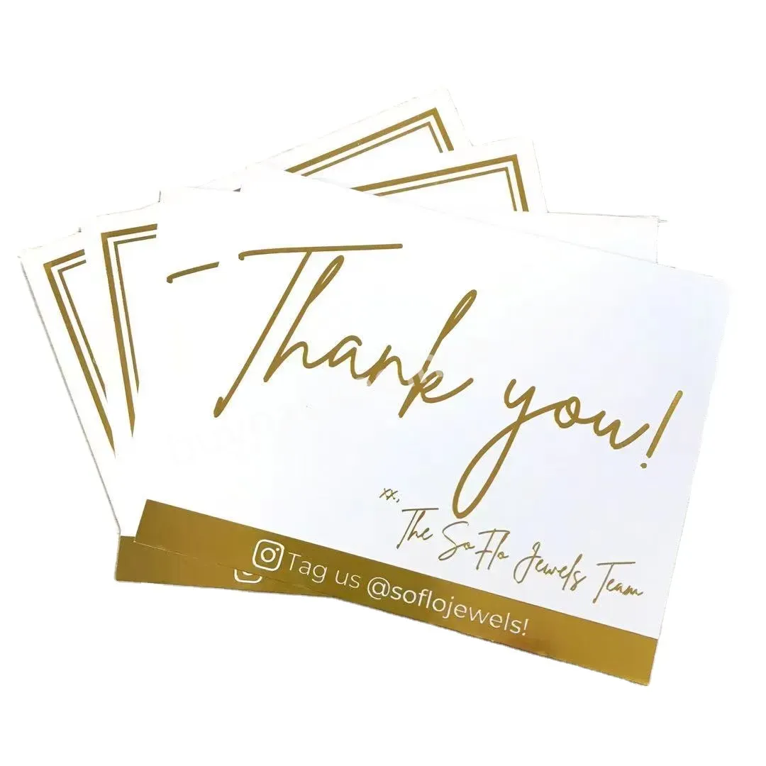 Customized Gift Cards Colorful Printing Thank You Cards High Quality Custom Paper Cards