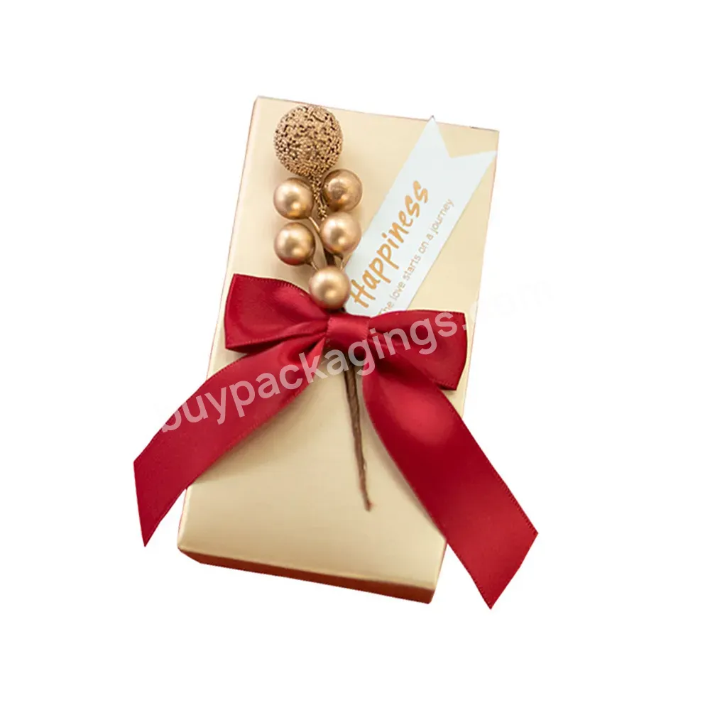 Customized Gold/silver Packaging Gift Boxes Chocolate Folding Box Chocolate Packaging Box Gift