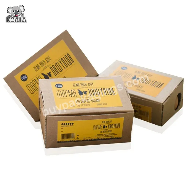 Customized Good Quality Best Price Perforated 3-ply Kraft Paper 3x4 Egg Carton