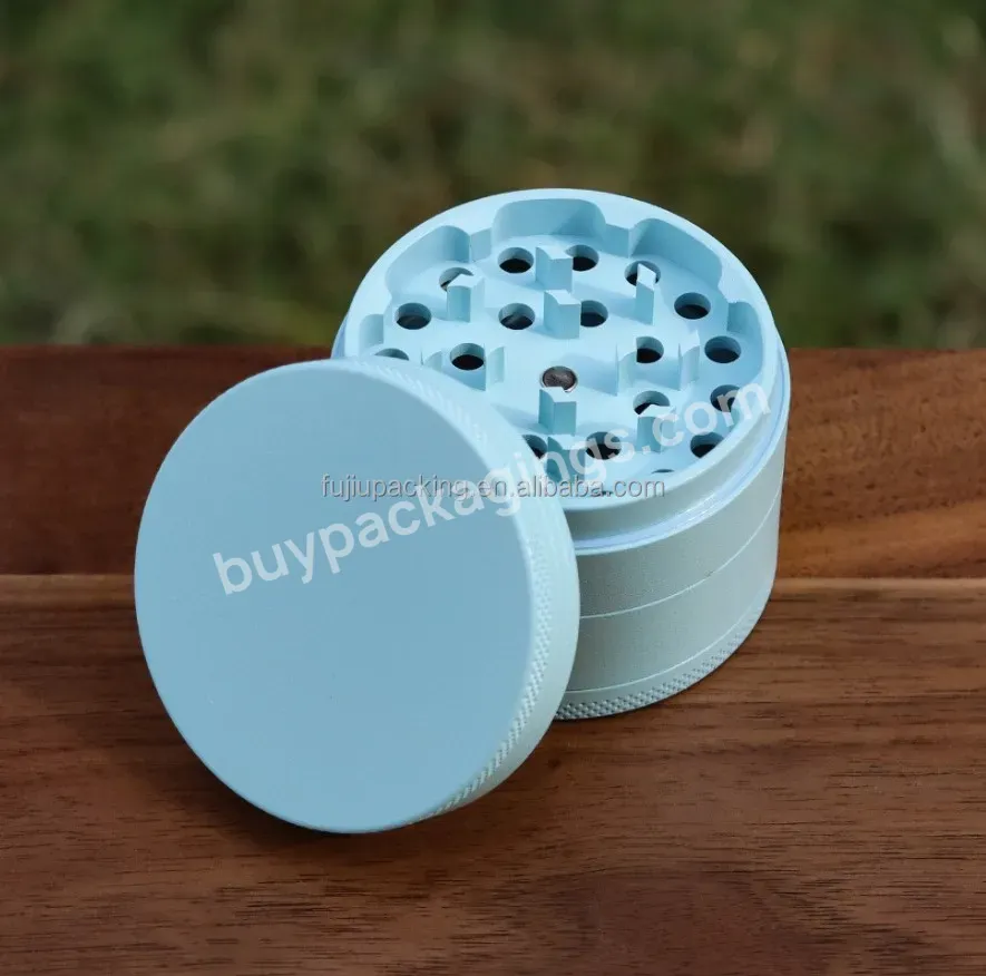 Customized High Ceramic Paint And Rubber Paint 4 Piece Metal Herb Grinder,Grinders Smoking