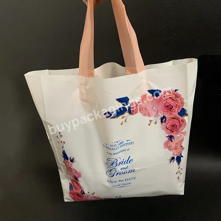 Customized High-end Thickened Small Gift Accessories Clothing Store Portable Plastic Shopping Bags