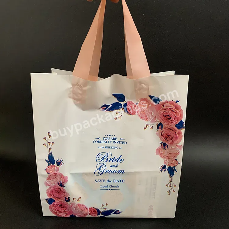 Customized High-end Thickened Small Gift Accessories Clothing Store Portable Plastic Shopping Bags