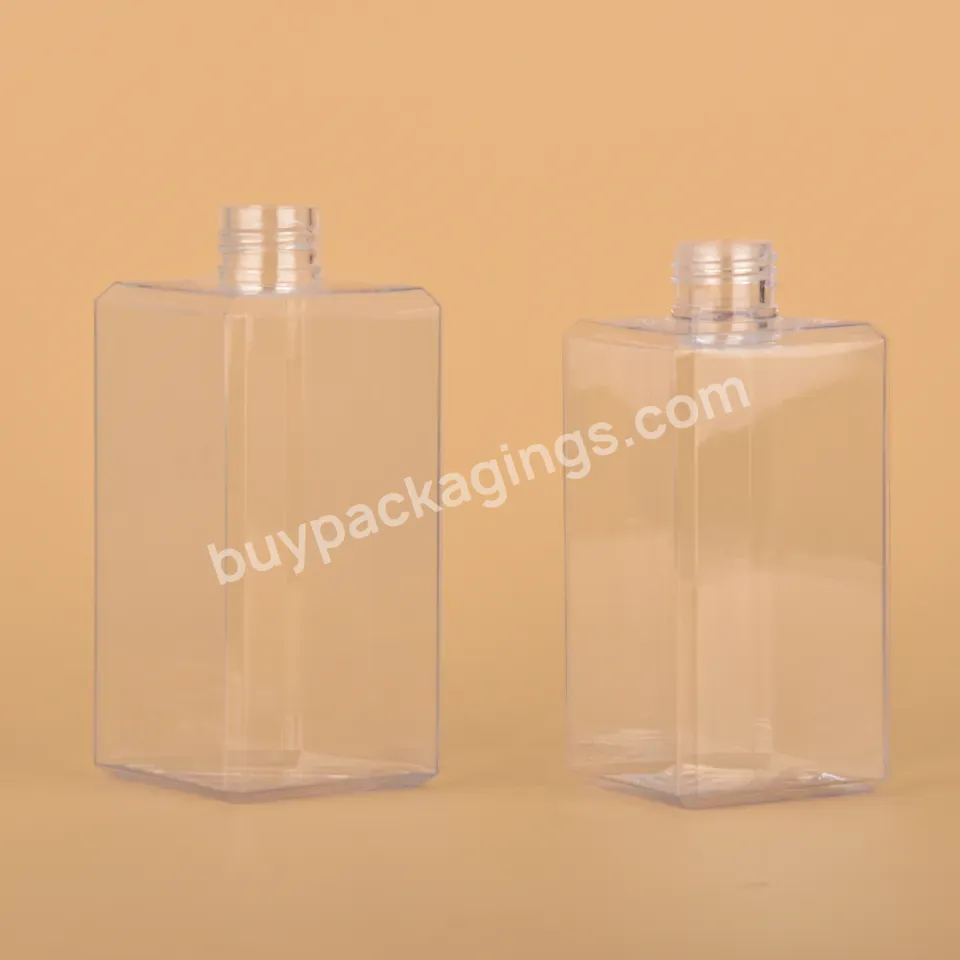 Customized High Function 300ml Pet Plastic White Lotion Pump Oem Shower Gel Shampoo Lotion Bottle