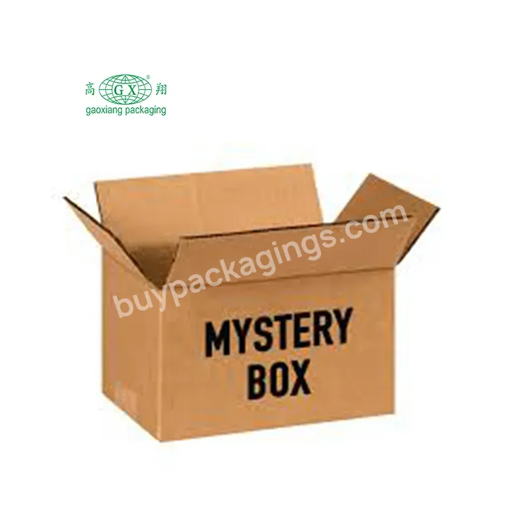 Customized High Quality Corrugated Gift Packaging Mystery Box Packaging Box