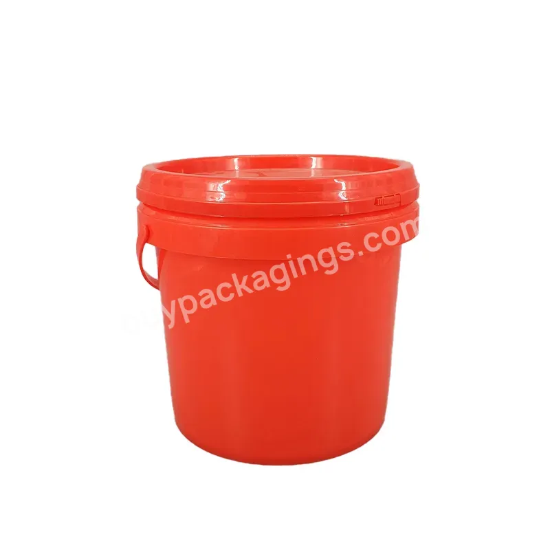 Customized Iml Pp 500ml 750ml 1 Liter 1.5 Liter 2liter White Clear Plastic Ice Cream Container Bucket With Lid