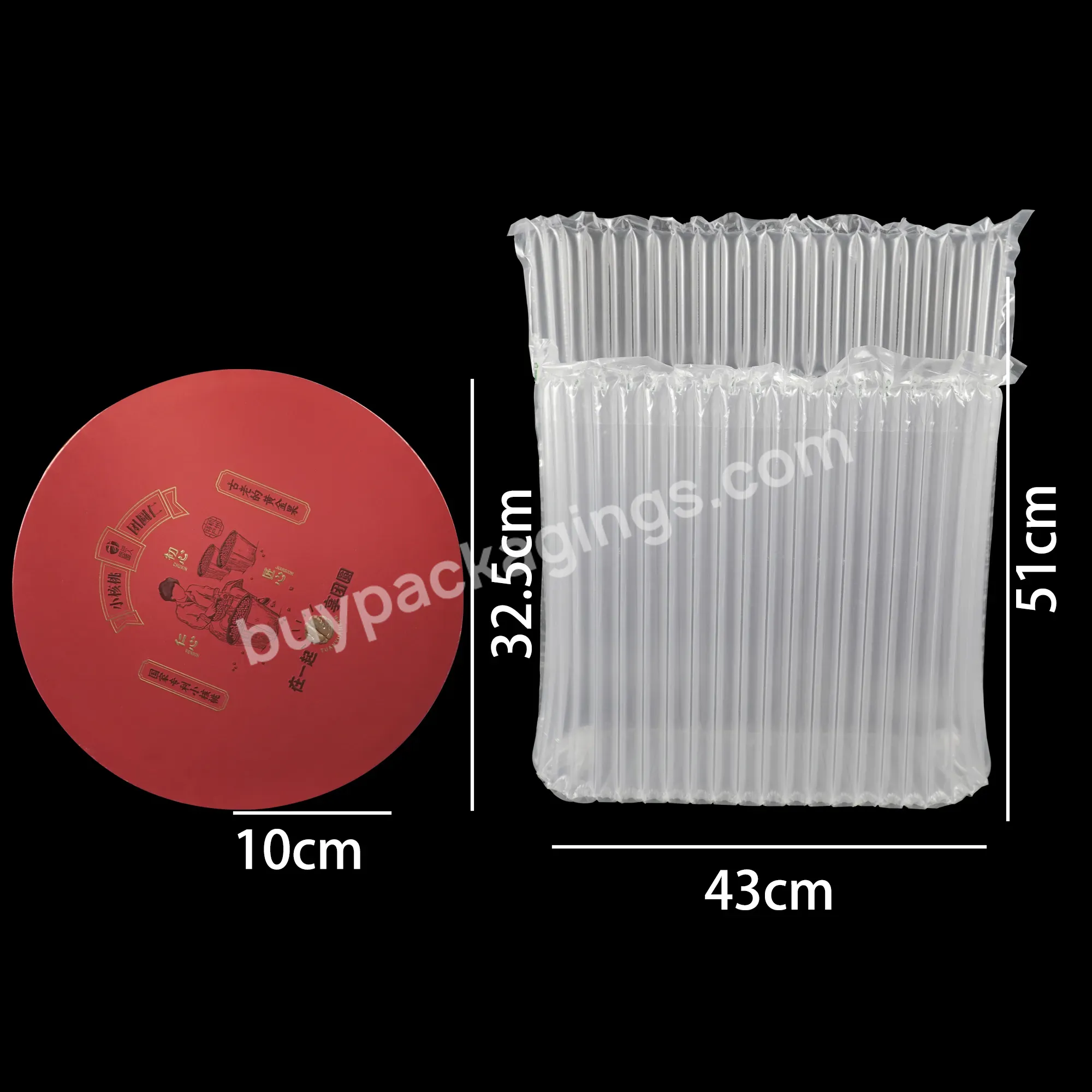 Customized Inflatable Air Buffer Bag Air Cushions Column Shockproof Air Column Bag For Gift Box Protection