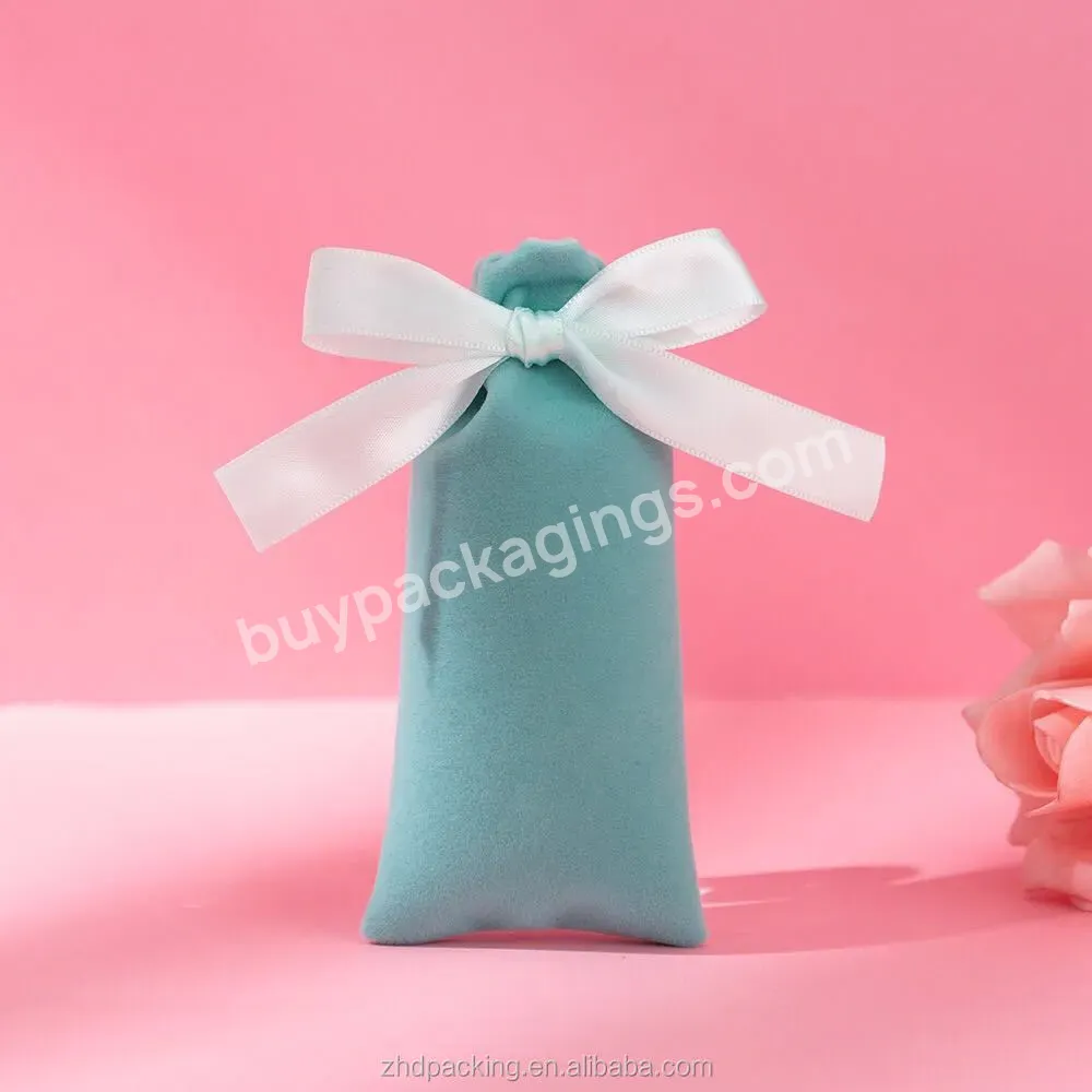 Customized Jewellery Packaging Bags Jewelry Bag Package Velvet Pouch