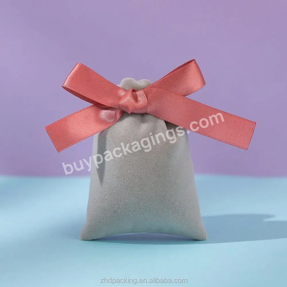 Customized Jewellery Packaging Bags Jewelry Bag Package Velvet Pouch