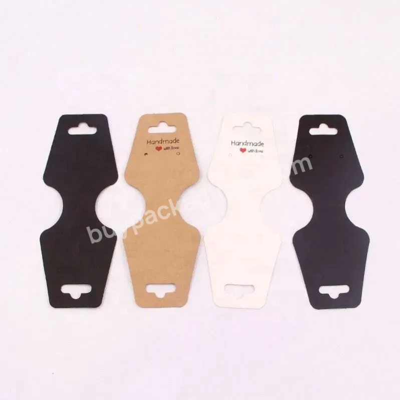 Customized Kraft Hair Clip Cards For Packing Hairpin And Used Accessory Packaging