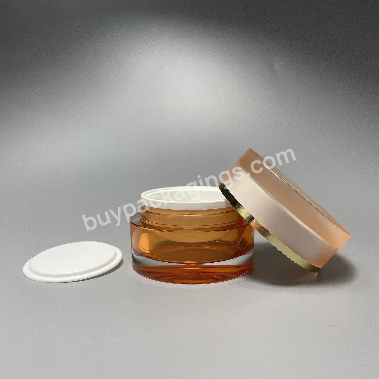 Customized Logo 5g 15g 30g Plastic Face Cream Jar Skin Care Cosmetic Acrylic Cream Jar