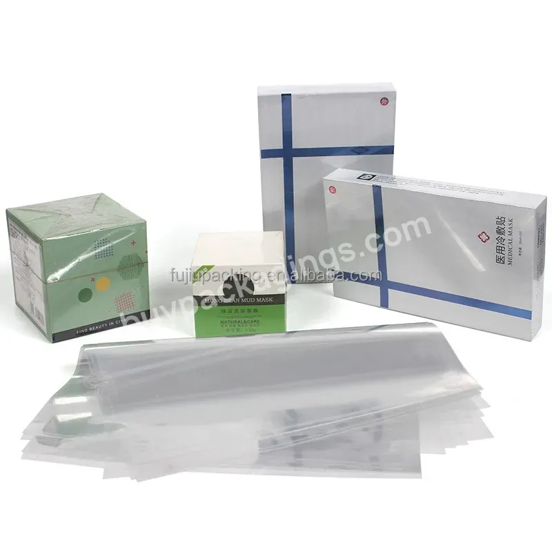 Customized Logo Clear Heat Shrink Wrap Film Heat Shrink Seal Bands For Essential Oil Bottle