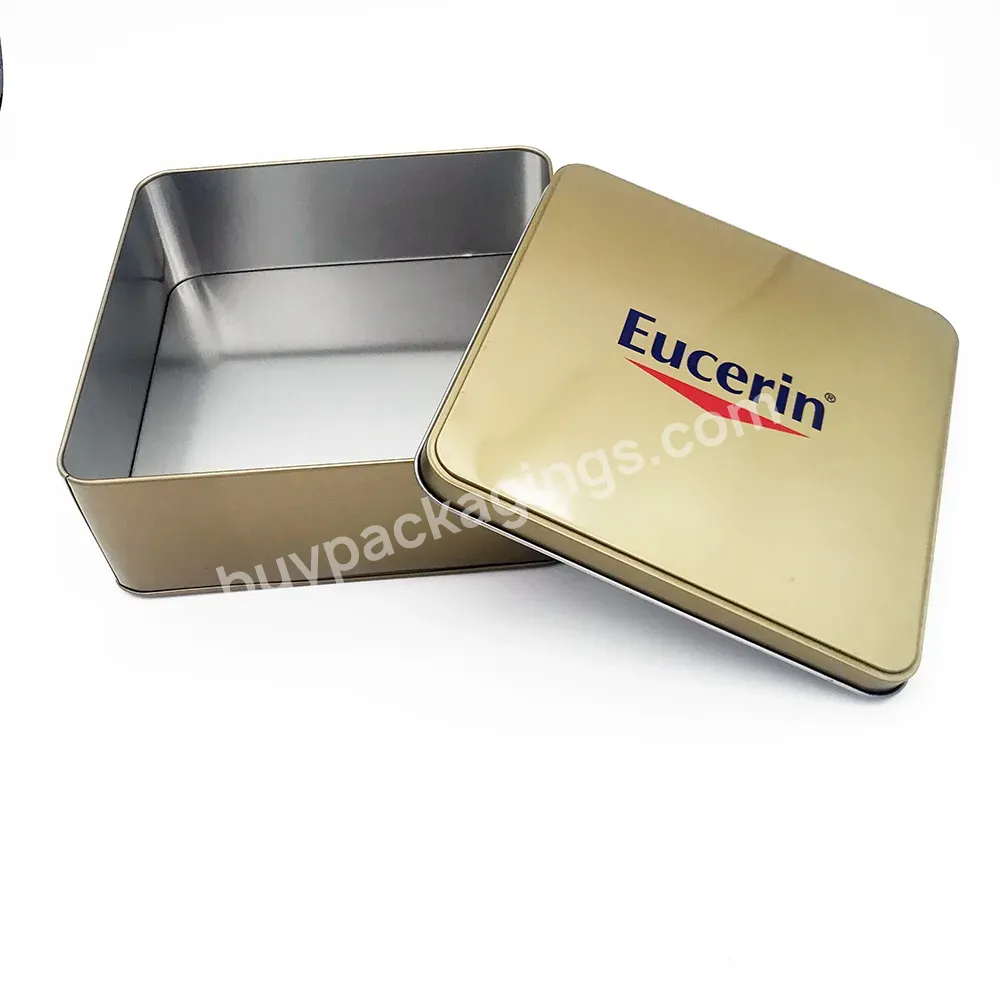Customized Logo Empty Tool Electric Hair Clipper Tin Box Container