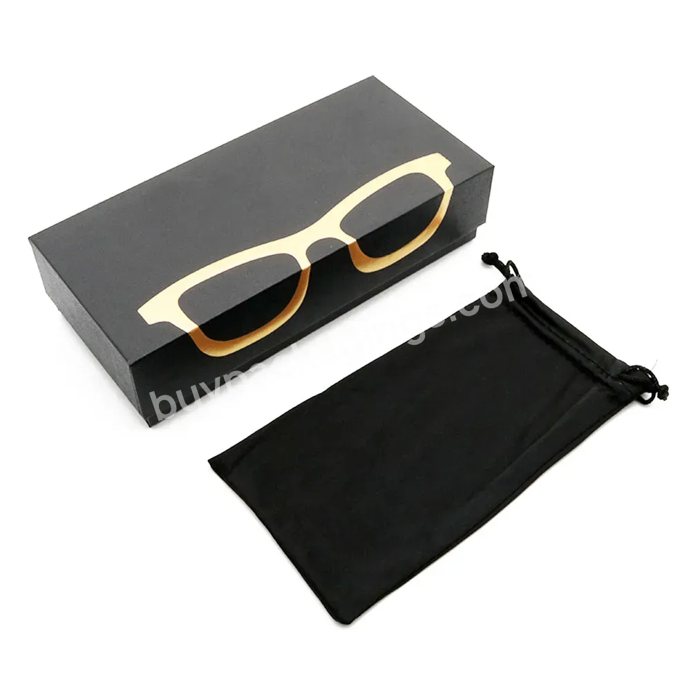 Customized Logo Eye Glasses Sunglasses Packaging Protector Box Portable Eye Glasses Box For Eye Glasses