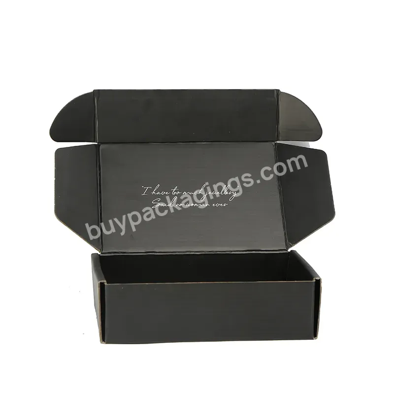 Customized Logo Fedora Hat Packaging Box Underwear Shirt Corrugated Cardboard Mailer Box For Eyelashes Packaging