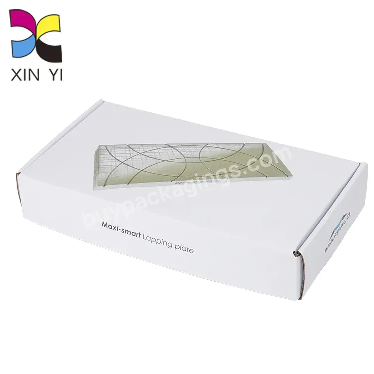 Customized Logo Full Color Printing White Package Clothing Shoe Paper Boxes