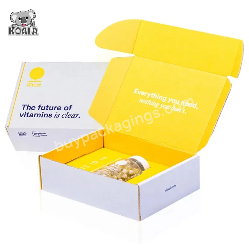 Customized Logo Handmade Eco Friendly Color Printing Best Price Vitamin Pill Box