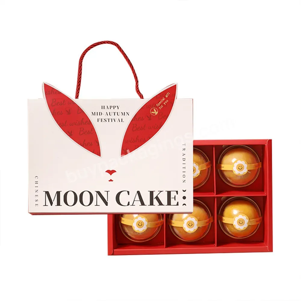 Customized Logo Mid-autumn Christmas Mooncake Foldable Box Cup Cake Boxes Mini Cake Box For Cake