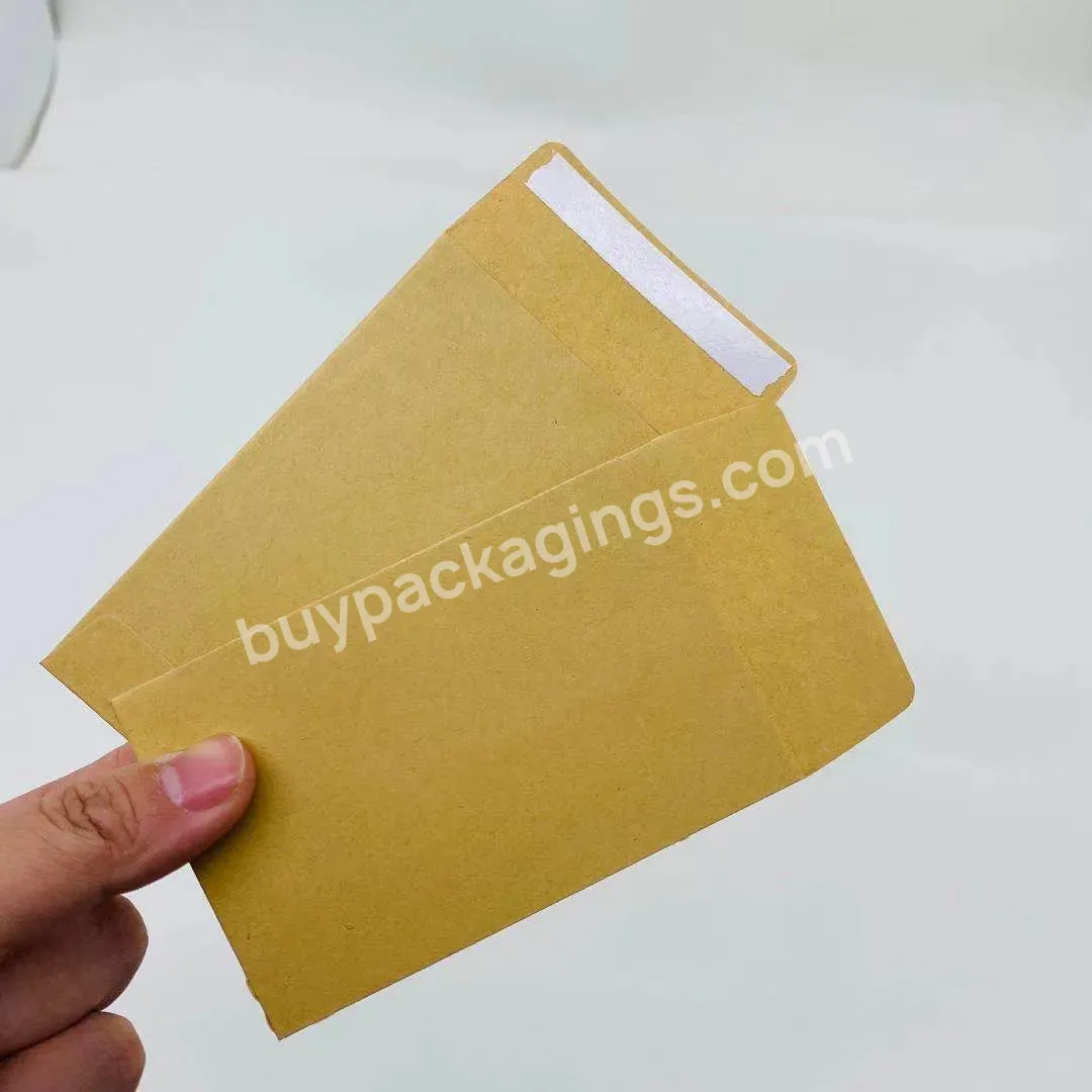 Customized Logo Packaging Envelope Small Luxury Dispensary Paper Packet Brown Kraft Seed Envelope - Buy Shatter Packaging Envelope,Kraft Seed Envelope,Small Coin Envelopes/card Envelopes.