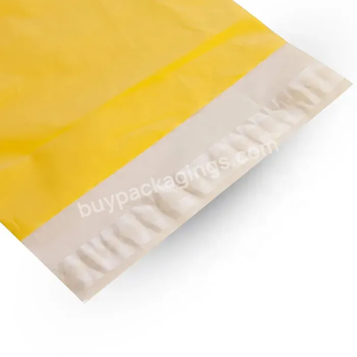 Customized Logo Pink Yellow White Plastic Shipping Postage Bags Polymailer Postal Mailing Bag For Packing Clothing