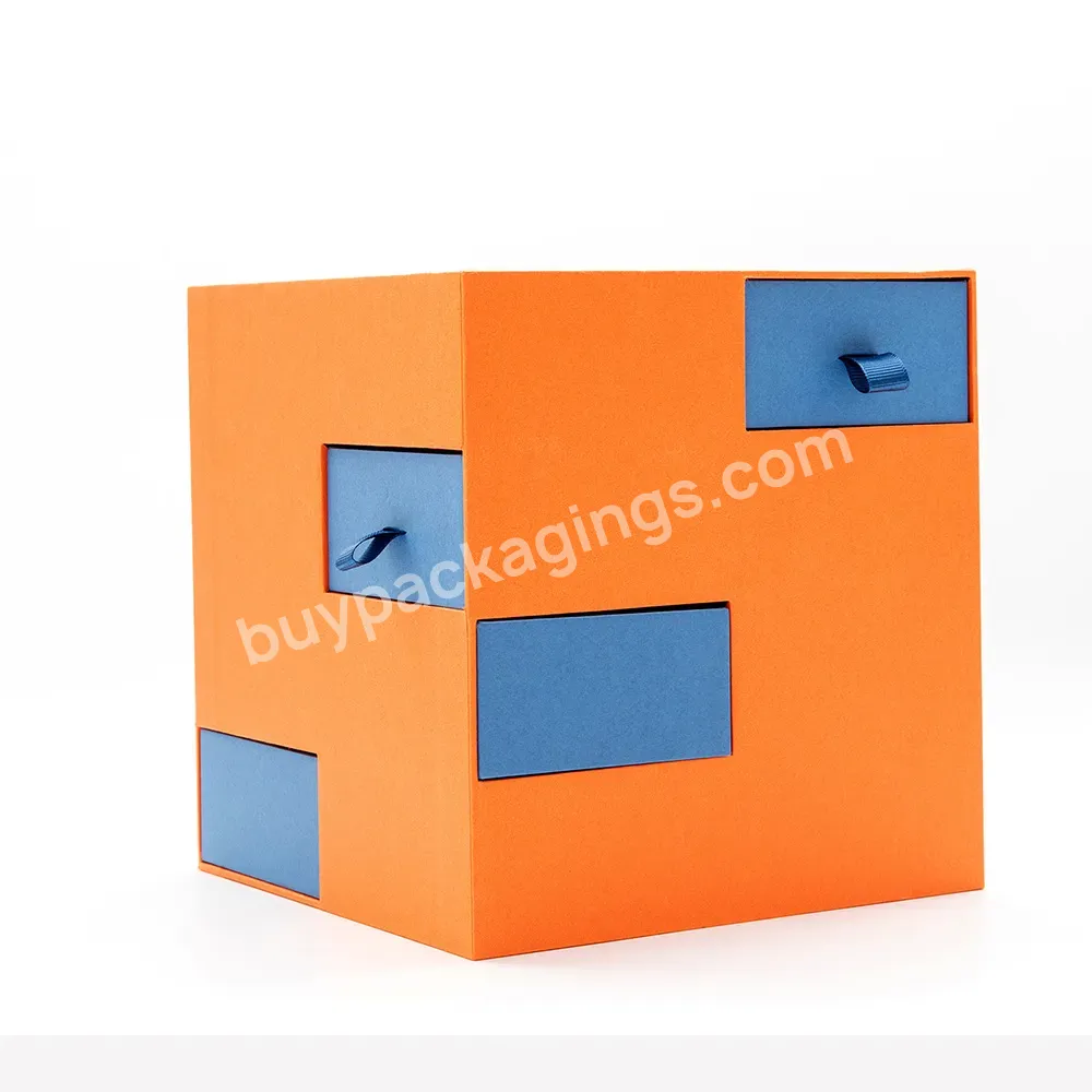 Customized Logo Printing Multifunctional Storage Gift Box Snack Packing And Storage Box