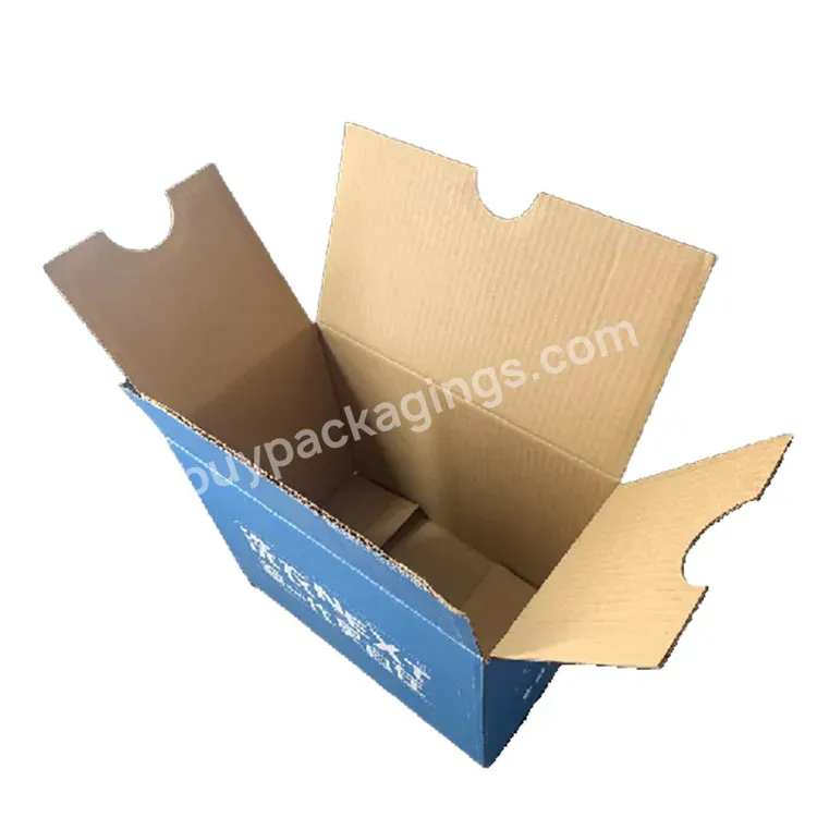 Customized Logo Printing Perfume Paper Packaging Box Black Shipping Corrugated Cardboard Mailer Box