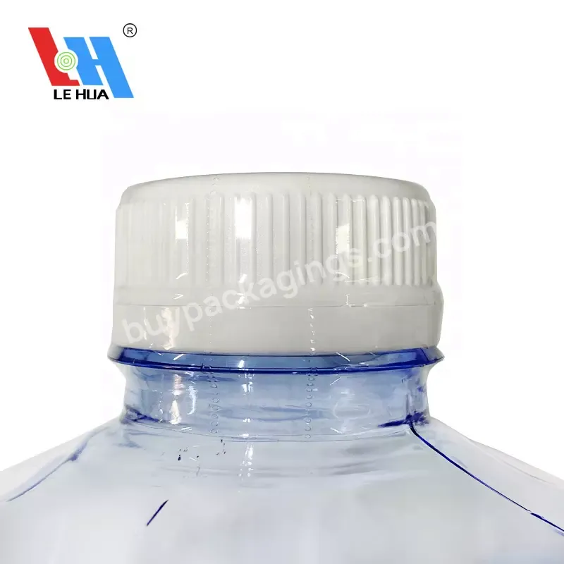 Customized Logo Printing Pvcheat Shrink Sleeve Label Wrap Bottle For 5 Gallon Water Cap Seal & Neck Seal