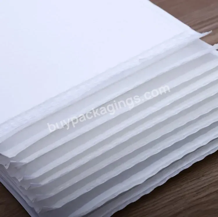 Customized Logo White Bubble Envelope Bag Thickened Waterproof Shockproof Foam Bag Book Clothes Packaging Express Bag