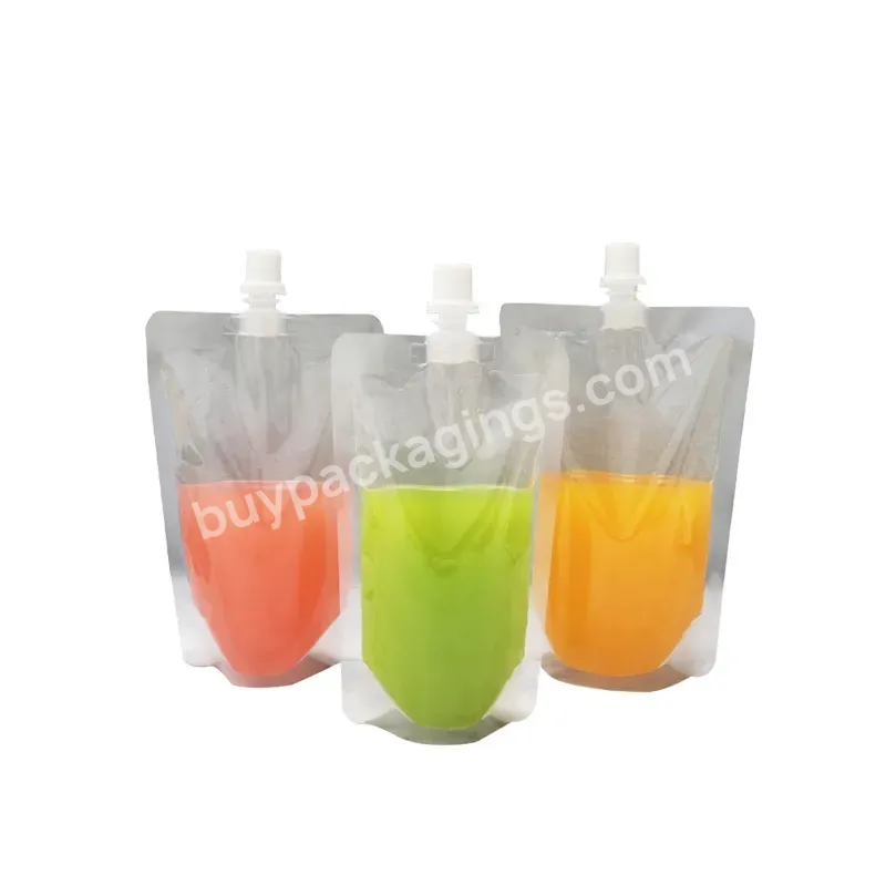 Customized Low Price Beverage Juice Packaging Stand Up Pouch Spout Disposable Drinking Bag Nozzle - Buy Beverage Juice Packaging Stand Up Pouch,Spout Disposable Drinking Bag Nozzle,Food Grade Portable Shape Spout Packaging For Wine Fruit Juice Oil De