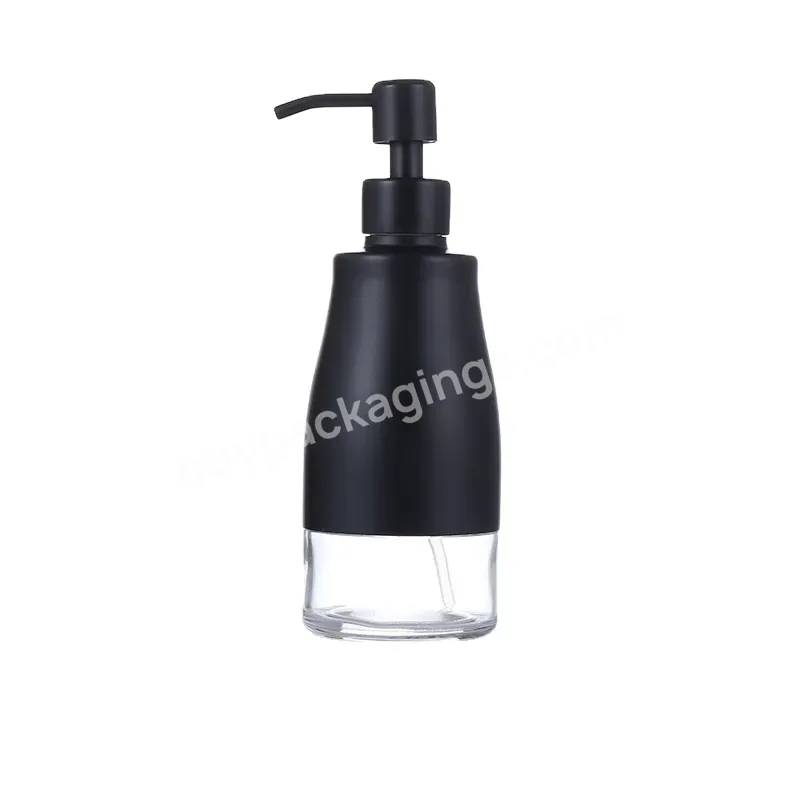 Customized Luxury Glass Lotion Bottle Hotel Shampoo And Conditioner Cosmetics Soap Dispenser Bottles