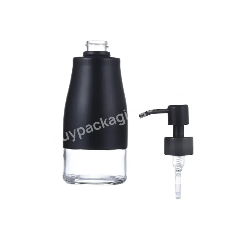 Customized Luxury Glass Lotion Bottle Hotel Shampoo And Conditioner Cosmetics Soap Dispenser Bottles