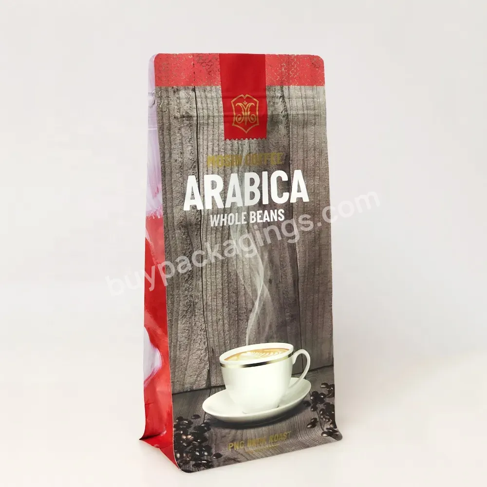 Customized Matte Finish Surface Side Gusset Flat Bottom Pouch Coffee Bean Zipper Bags 250g Coffee Pouch With Valve - Buy Custom Aluminium Foil Powder Pouch Square Bottom Coffee Bags,Stand Up Matte Dried Food Powder Pouch,Custom Spice Packaging With Z