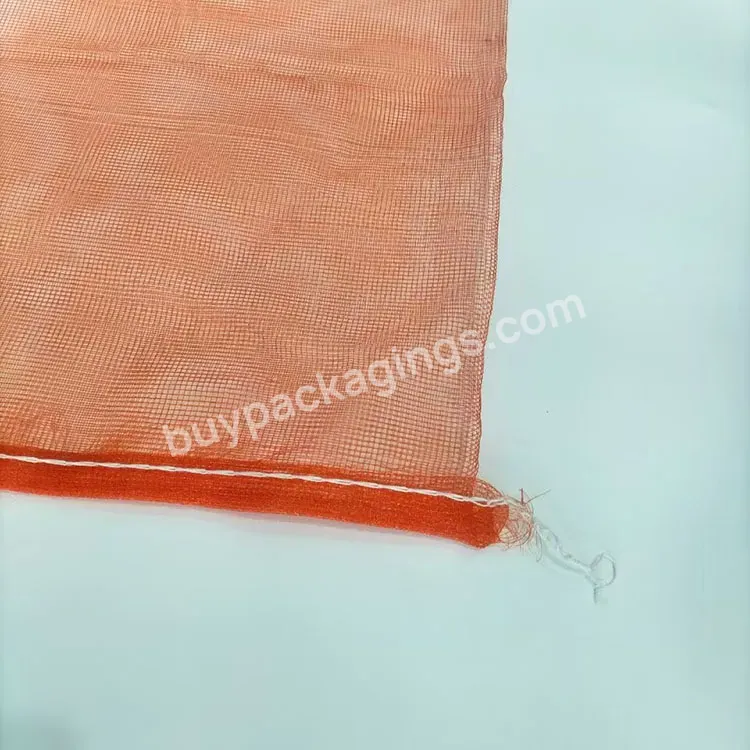 Customized Mesh Bag Pp/pe Mesh Bags With Drawstring For Fruits Vegetable Onion Packaging