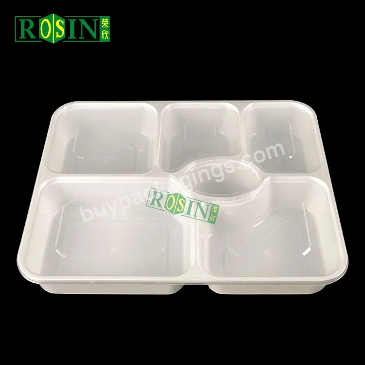 Customized Microwave Compartment Take Away Food Lunch Boxes With Lid Container Food Box Packaging