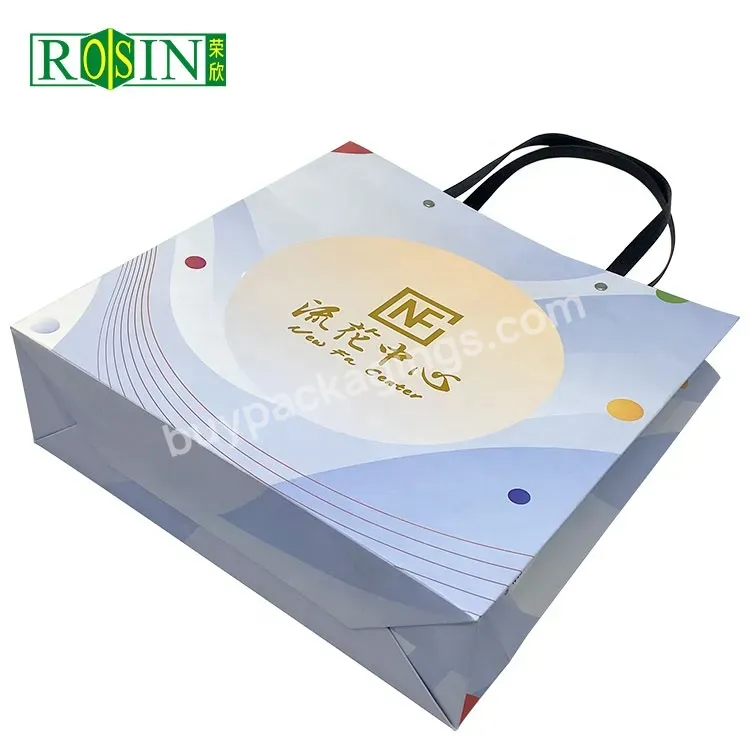 Customized Mini Paper Bags For Restaurant With Free Logo Custom Printing For Food/clothes