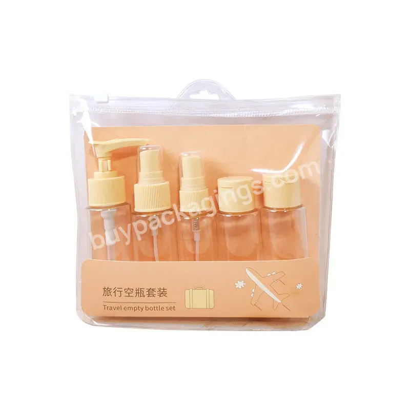 Customized Mini Travel Bottle Set Cosmetic Bottle Set With Travel Bag